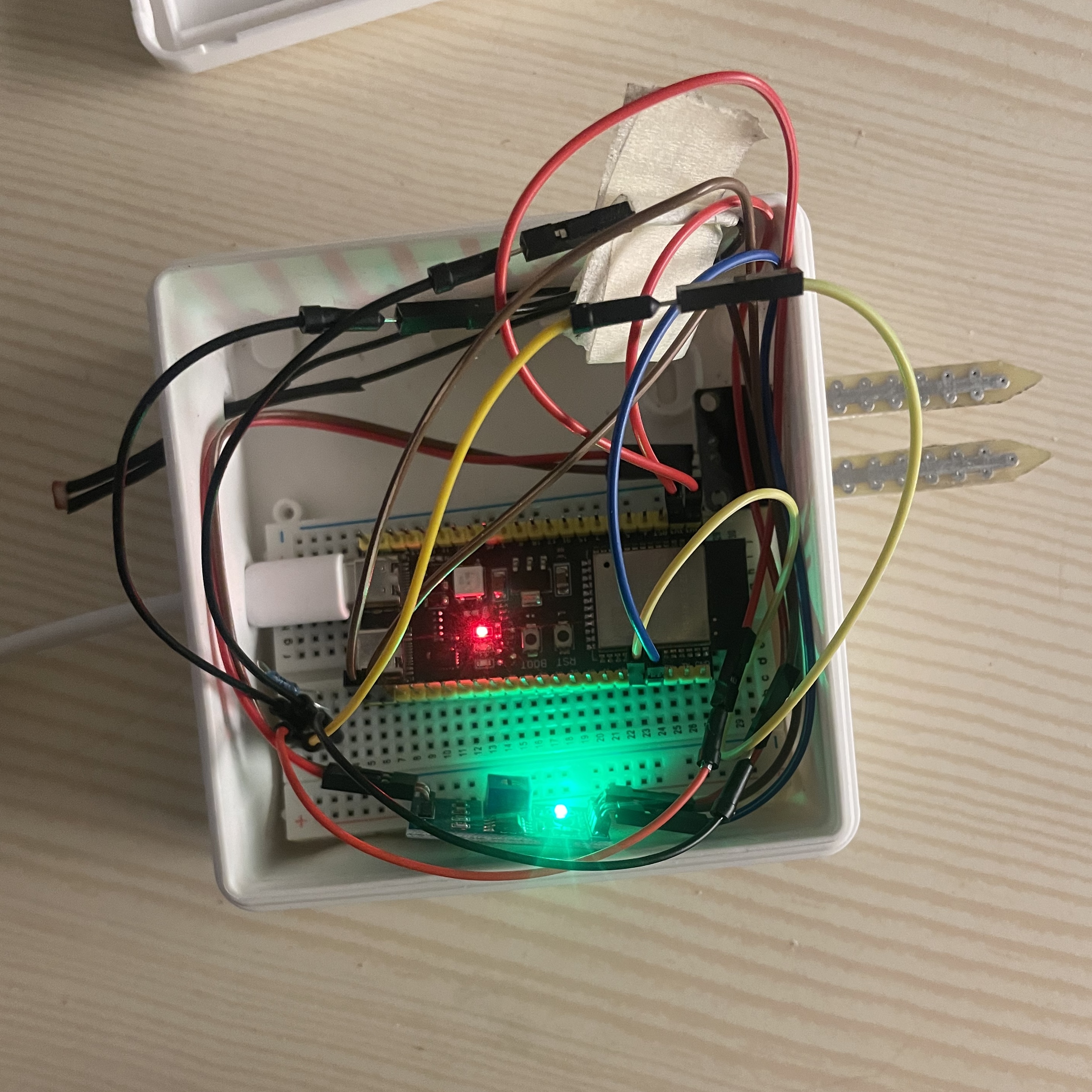 electronics put in the box